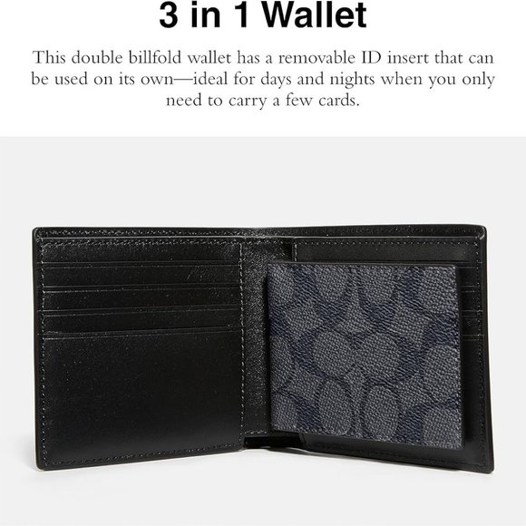 Coach Other - Coach 3 In 1 Wallet In Signature Canvas